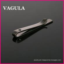 VAGULA High Quality Tie Bar Brass Tie Pin Gun Black Tie Clip (HL10204)